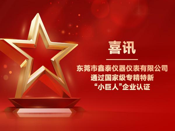 紅外熱成像實(shí)力企業(yè)！鑫泰儀器榮膺國(guó)家級(jí)專(zhuān)精特新 “小巨人”